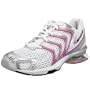 Spira Women's Striker Mesh Running Shoe,White/Cotton Candy,7 M