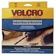 Velcro Industrial Strength Sticky-Back Hook & Loop Fasteners, Black, 2inX15 Foot Roll (VEK90197)