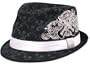 Fender Custom Shop "Skullfest" Fedora Skull & Guitar Crossbones Low Profile Cotton Trilby