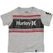 Hurley Baby Vintage Stripe Tee Grey Heather, 6 Months