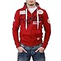GILET A CAPUCHE 'RIVALDI - JORIM' ROUGE - Taille S&hellip RIVALDI