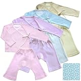 Sckoon Organics Organic Baby Kimono Tee and Pant Set