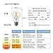 LightStory LED Edison Bulb A19, E26 Base 2700K Non-dimmable Vintage LED Filament Bulb (3W=40W)