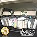 Trunk Organizer Auto Car Interior Removable Storage Mesh Backseat for Cars, Trucks, Van and Suv- Multipurpose and Foldable Five Pocket Cargo Net Organizers in Black- Arrange Everything You Need From Baby, Golf, Business - 100% Money Back Guarantee