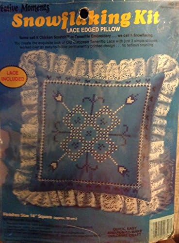 Creative Moments Snowflaking Kit - Lace Edged Pillow - No. 8328 Pennsylvania Dutch