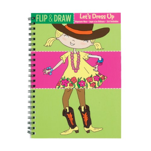 Mudpuppy Let's Dress Up Flip and Draw
