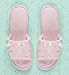 Ribbon Tie Mule Slippers