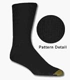Gold Toe Men's Casual Fluffies Socks Extended Sizes 3-Pack
