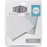American Crafts We R Memory Keepers Next Level Embossing Folder, Geometric
