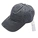 Tirain Woman's Adjustable Washed Sport Outdoor Cotton Baseball Cap