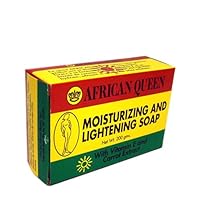 African Queen Moisturizing and Lightening Soap with Vitamin E and Carrot Extract