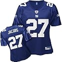 Reebok New York Giants Brandon Jacobs Women's Replica Team Color Jersey