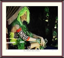 Eye-Catching New Orleans Store Window Photograph - Beautiful approx. 24x28-inch Framed & Matted - 1 7/8-inch Walnut Toned Wood Frame - Photographic Print by Carol M. Highsmith