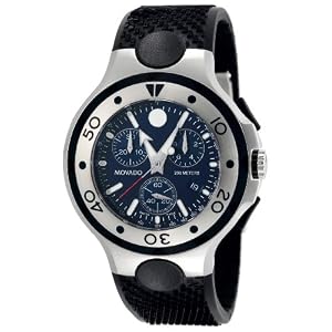 Movado Men's Series 800 Black Kevlar Strap Watch #2600071