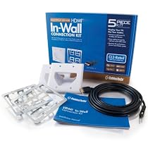 Cables To Go Multiple Device HDMI In-Wall Connection Kit, 5-piece 45036