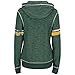 Majestic Green Bay Packers Women's Athletic Tradition Zip-Up Hooded Sweatshirt