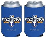 (2) Texas Rangers ALCS 2010 Champions Can Koozies
