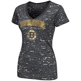 Majestic Boston Bruins Women's Official Contender V-Neck T-Shirt