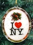 New York City Christmas Ornament - I Love New York
