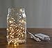 LED Fairy Lights, Oak Leaf 2 Set of USB 60 LED Starry String Lights Copper Wire for Home Bedroom Christmas Party Wedding Decoration,19.7ft,Warm White