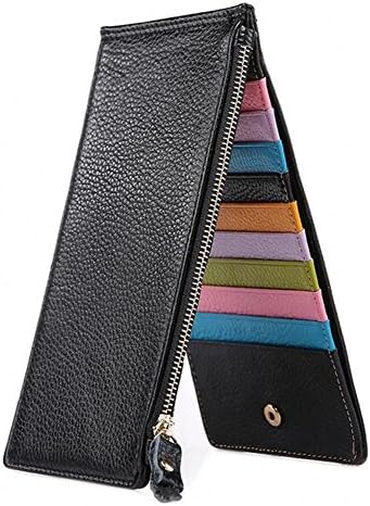 Yuna Fashion Women's Long Wallet Clutch Card Holder Money Clip Purse Black