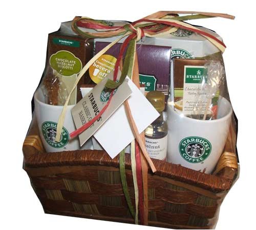 Starbucks Classic Gift Basket Christmas Holiday Gift Set