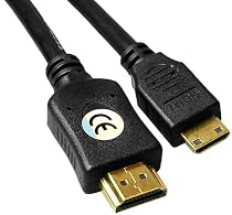 mumbi mini HDMI-Kabel (Mini HDMI C Stecker auf HDMI A Stecker, Upscaler 1080p, 3m)