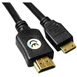 mumbi mini HDMI-Kabel (Mini HDMI C Stecker auf HDMI A Stecker, Upscaler 1080p, 3m)von "mumbi"
