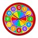 Olive Kids Counting Numbers Red Clock