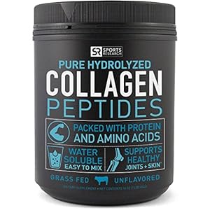 Premium Collagen Peptides (16oz) | Grass-Fed, Certified Paleo Friendly, Non-Gmo and Gluten Free - Unflavored and Easy to Mix
