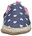 Robeez Girls' Heart Mania Slip-On, Grey, 6-12 Months M US Infant
