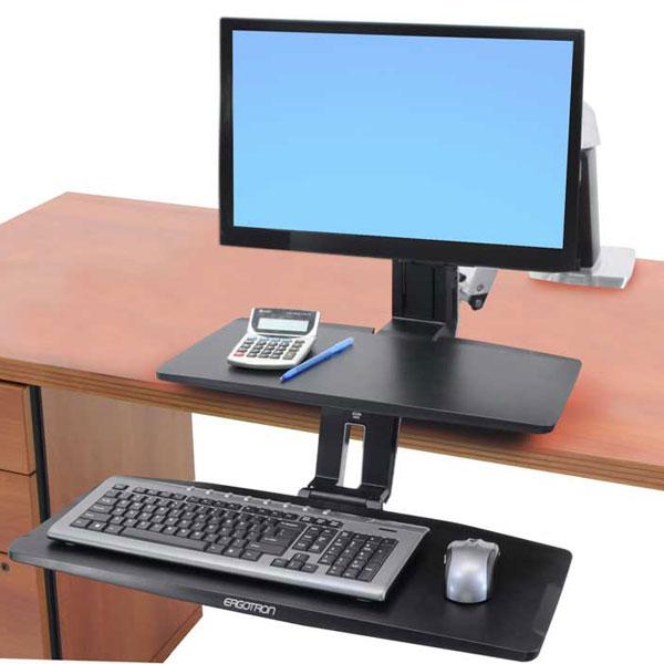 Ergotron WorkfitA Stand with Suspended Keyboard (24391