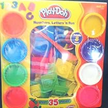 Play Doh Numbers,Letters' N Fun 35 Pieces