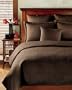Croscill Alligator King Coverlet, Chocolate
