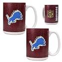 NIB Detroit Lions NFL Ball Ceramic Coffee Mug Set