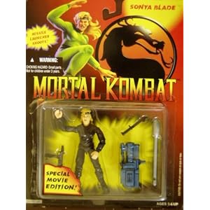 Mortal Kombat Sonya Blade Special Movie Edition Figure 1994 by 