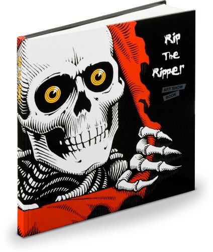 Powell-Peralta Rip The Ripper Art Book Hard Back Skateboard (10-Inchx10-Inch)