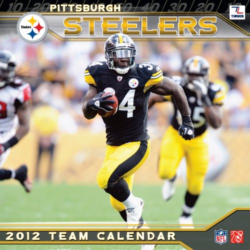 2012 PITTSBURGH STEELERS 12X12 WALL CALENDAR
