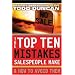 The Top Ten Mistakes Salespeople Make & How to Avoid Them