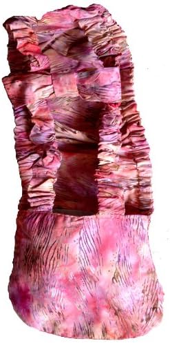 Chicken Diapers - Cotton Batik Fabric (pink flair, medium)