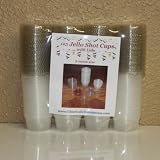Jello Shot Glasses Durable Plastic Clear 2oz. 125/Pkg Pkg/1
