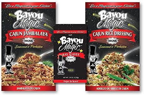 Bayou Magic, Combeaux 2, Matt's 2 X 6 Plus 1 (2 Packs 6 Each Plus 1 Pack of Organic Bay Leaves)