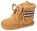 Minnetonka Braid Bootie (Infant/Toddler),Tan,2 M US Infant