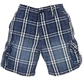 plaid cargo shorts(nitesky 6-9mos)