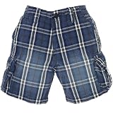 plaid cargo shorts