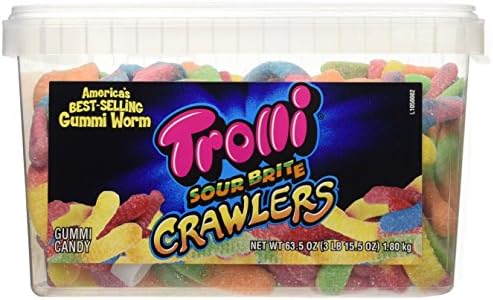 Trolli Sour Brite Crawlers - Gummi Candy, 3 lbs.-15.5 oz.