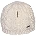 TrailHeads Ponytail Hat | Cable Knit Winter Beanie for Women - Wintry White
