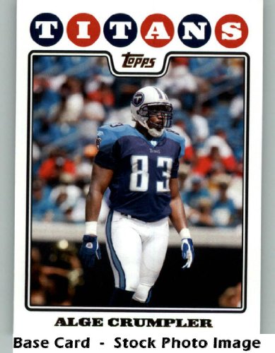 2008 Topps #188 Alge Crumpler - Tennessee Titans (Football Cards)