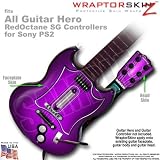 Colorburst Purple Skin by WraptorSkinz TM fits All Sony PS2 Guitar Hero SG Guitar Controllers (GUITAR NOT INCLUDED)