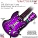 Colorburst Purple Skin by WraptorSkinz TM fits All Sony PS2 Guitar Hero SG Guitar Controllers (GUITAR NOT INCLUDED)